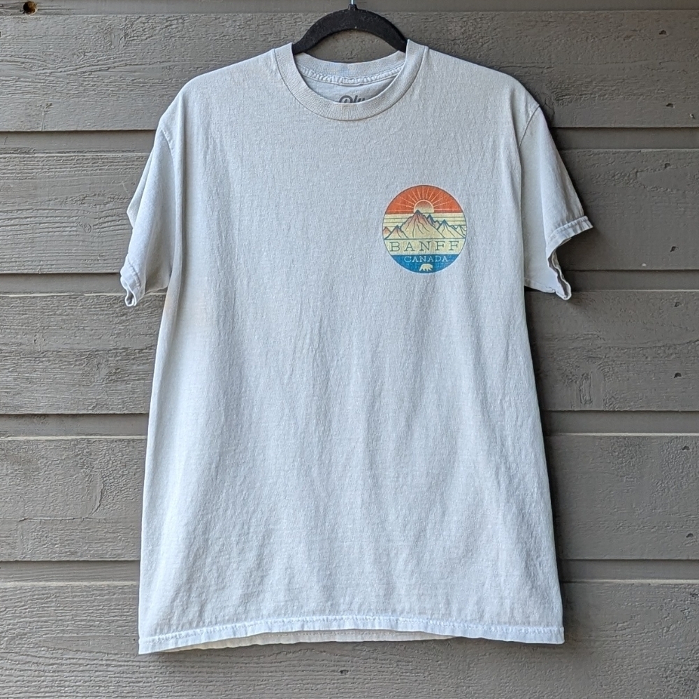 Blue 84 Banff Canada Short Sleeve T-Shirt Medium Unisex